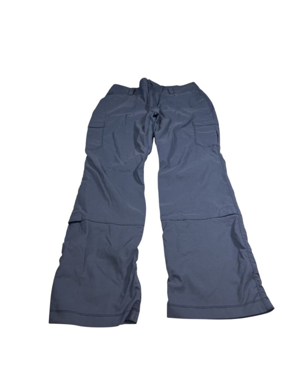 Duluth Trading Womens Navy Blue Dry On The Fly Bootcut Pants Size 12x33 Cargo